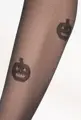 Damenstrumpfhose mit Kürbismotiv für Halloween CRAZY TRICK WZ.04 40 DEN Gatta