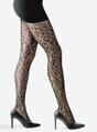 Netzstrumpfhose mit Blumen MATERA Lores