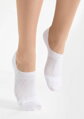 Weisse Damen-Sneaker-Socken aus atmungsaktivem Strick AIR FLOW Marilyn