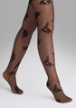 Feine gemusterte Strumpfhose mit Blumenmuster ALLURE G008 20 DEN Marilyn