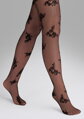 Feine gemusterte Strumpfhose mit Blumenmuster ALLURE G008 20 DEN Marilyn