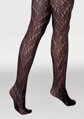 Feinstrumpfhose im Netzdesign mit Blumenmotiv CHARLY F09 Marilyn