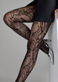 Netzstrumpfhose mit Blumen-Design CHARLY G001 Marilyn