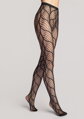 Gemusterte Netzstrumpfhose mit grafischem Design CHARLY I001 Marilyn