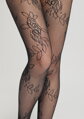 Netzstrumpfhose mit floralem Muster CHARLY I015 Marilyn
