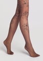 Elegante Blumenstrumpfhose EMMY I014 30 DEN Marilyn