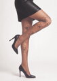 Elegante Blumenstrumpfhose EMMY I014 30 DEN Marilyn