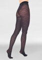 Feinstrumpfhose mit auffälligem Jacquard-Rautenmuster GRACE F02 Marilyn