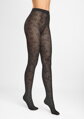 Damenstrumpfhose mit floralem Muster auf Mikro-Netz GRACE F21 40 DEN Marilyn