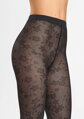 Damenstrumpfhose mit floralem Muster auf Mikro-Netz GRACE F21 40 DEN Marilyn