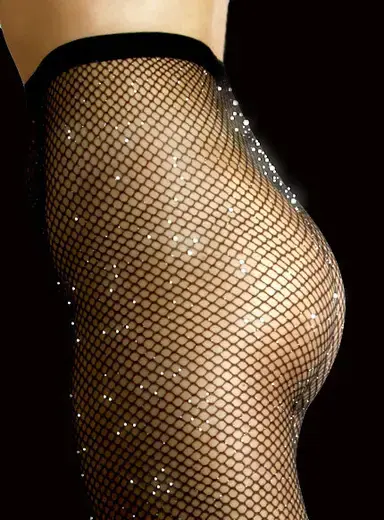 Glänzende Netznylons SUPER STAR LUREX Lores