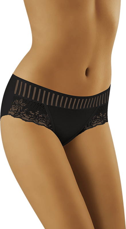 Bavlnené nohavičky s ozdobným pásom eco-LU MAXI Wolbar